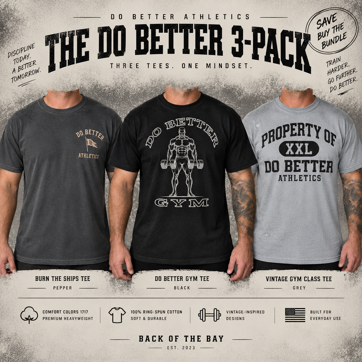 THE DO BETTER 3-PACK