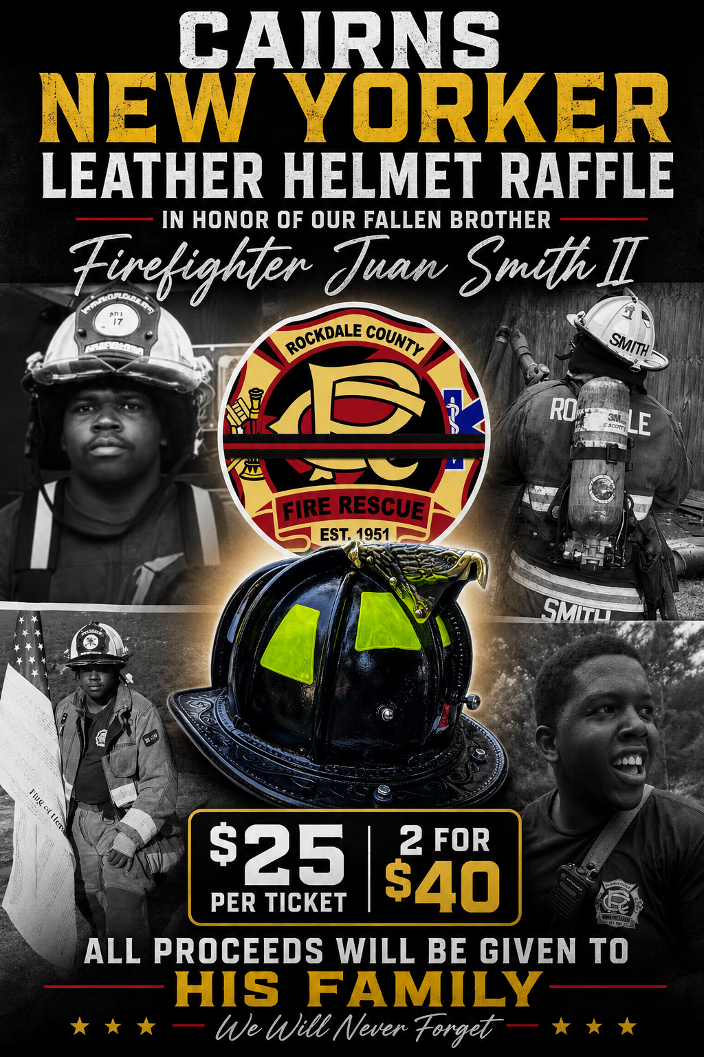 Juan Smith II Memorial Helmet Raffle