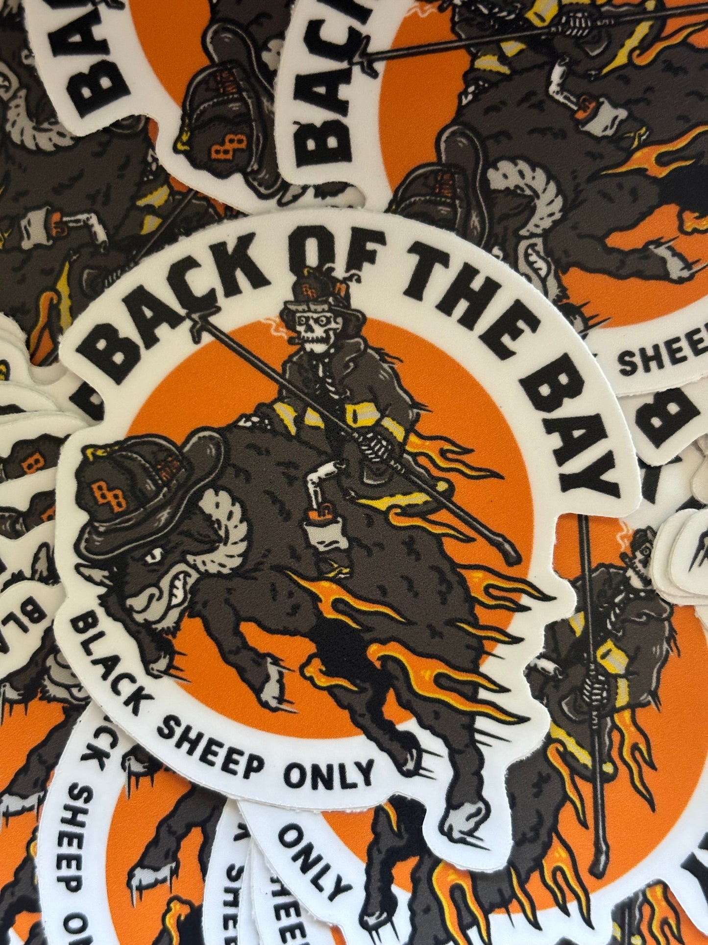 Black Sheep Only Sticker