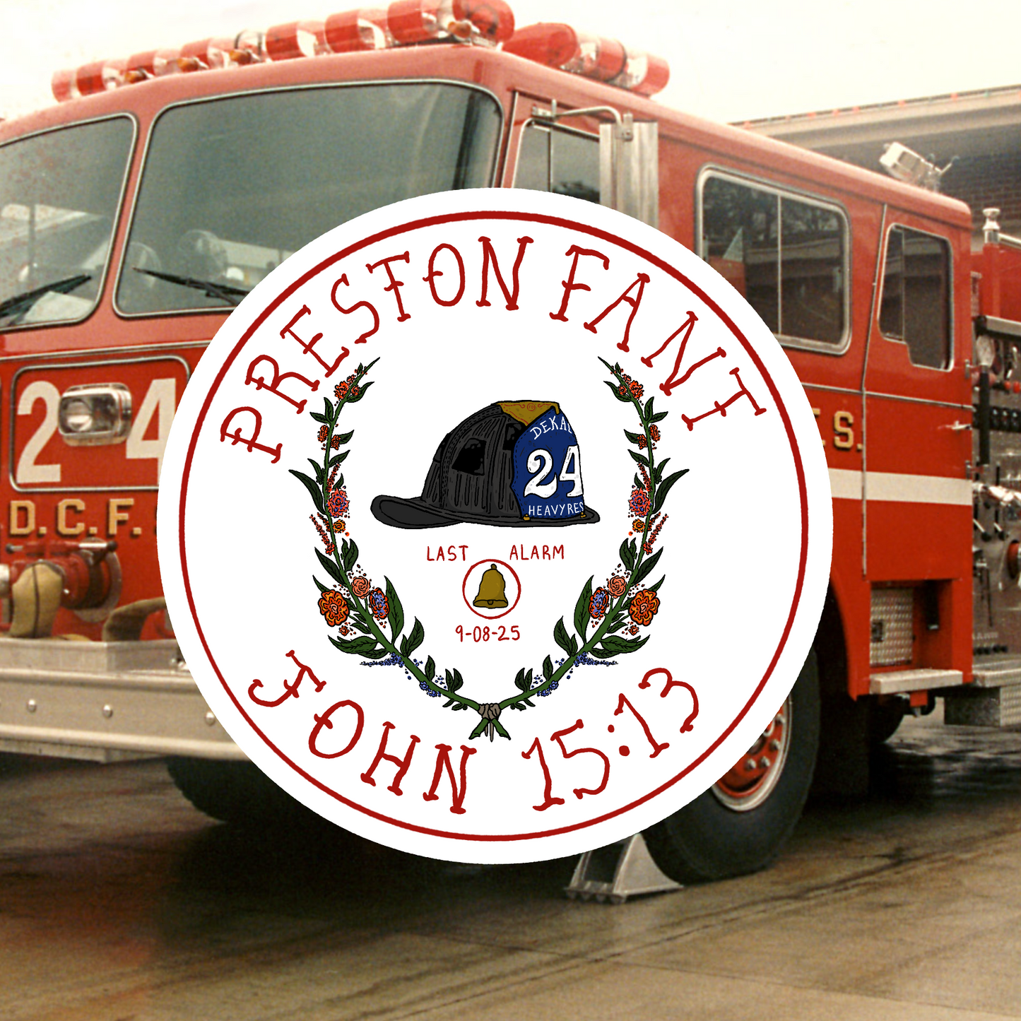 Preston Fant Memorial Sticker